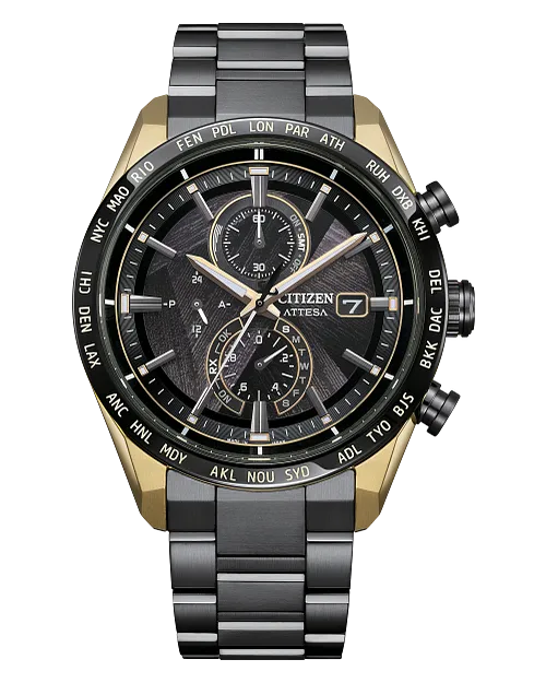 ATTESA LIGHT in BLACK Black Dial Super Titanium with DLC Coating ATTESA LIGHT in BLACK Black Dial Super Titanium with DLC Coating